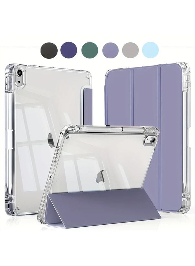 Purple Case For IPad 10th 10 9 Inch 2022 With Pencil Holder Auto Sleep Wake - Image 1